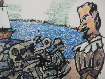Antonio SEGUI : Vanité : Memento homo mori, 1998 - Sérigraphie originale signée 2