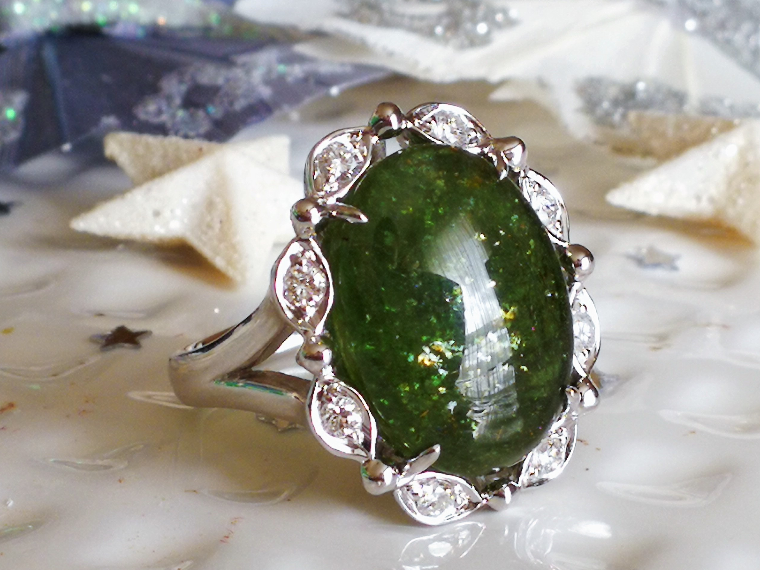 Tourmaline Verte Cabochon 1,72 Ct - Superbe Pierre Naturelle, Qualité VS