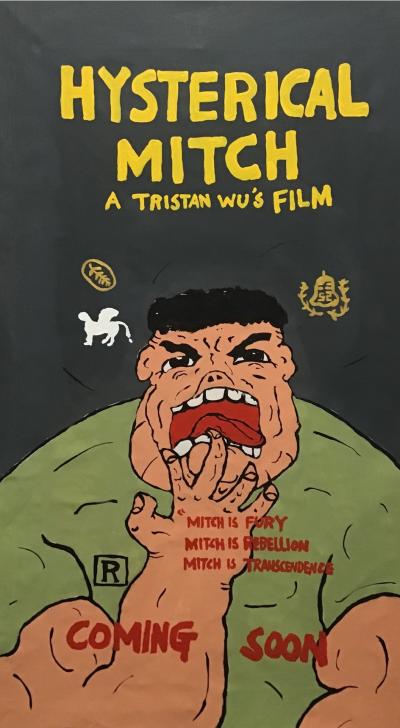 Tristan WU - Hysterical Mitch, 2019 - Acrylique sur papier 2