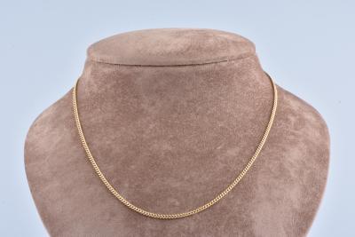 Collier en or jaune 18 carats. Maille jaseron 2