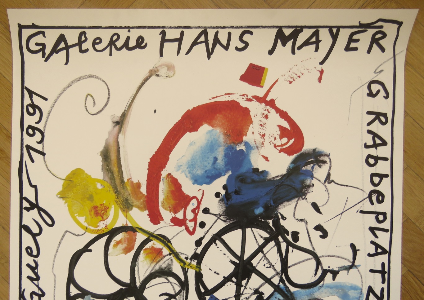 Affiche Tinguely - Fondation Nationale Des Arts Plastiques 1977 - Rare
