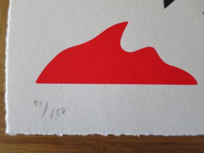 Cleon PETERSON - Useless Idiot - white, 2019 - Sérigraphie signée au crayon 2