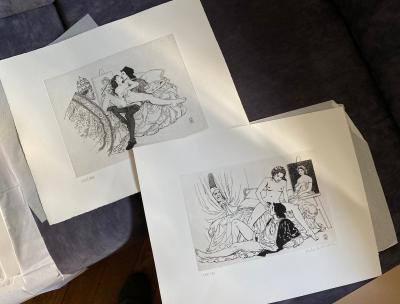 Milo Manara - Portfolio complet très rare de 13 gravures originales 2