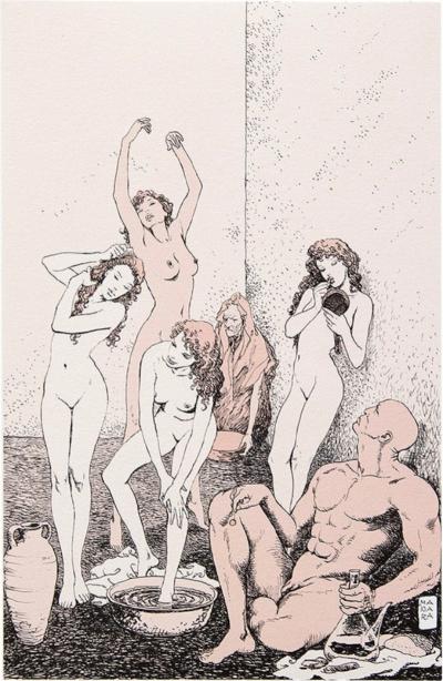 Milo Manara - Portfolio complet très rare de 13 gravures originales 2