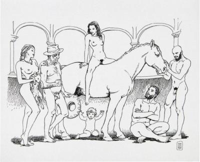 Milo Manara - Portfolio complet très rare de 13 gravures originales 2