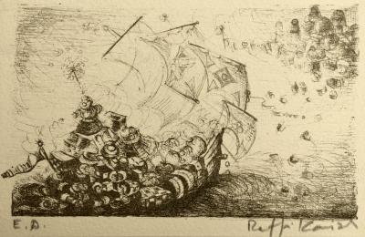 Raffi KAISER - Sans-titre, Suite de 6 lithographies originales signées 2