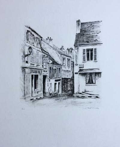 André RENOUX - L’épicerie fine - Lithographie originale signée au crayon 2