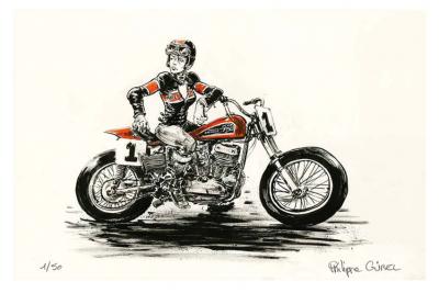 Philippe GUREL - Tirage Harley Davidson 2