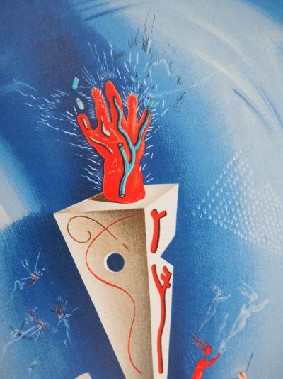 Salvador DALI (d’après) - Appareil et main - 1974 - Lithographie Signée 2