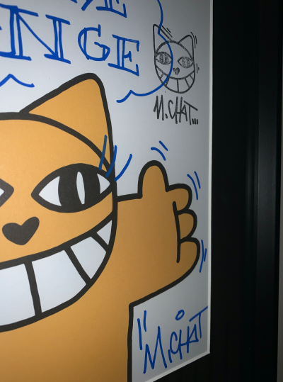 M.Chat (Thoma Vuille) -  Chat souriant  - Dessin 2