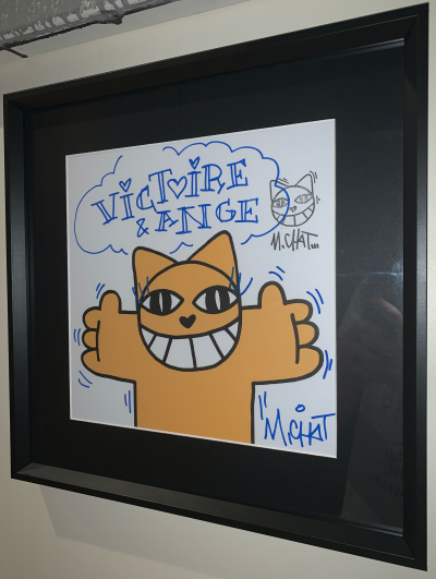M.Chat (Thoma Vuille) -  Chat souriant  - Dessin 2