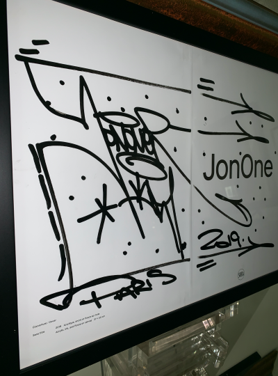 JonOne - Rock ! - Dessin signé - 2019 2
