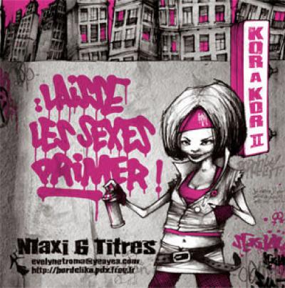 DRAN - Laisse Les Sexes Primer, 2004 - Sérigraphie sur vinyle 2