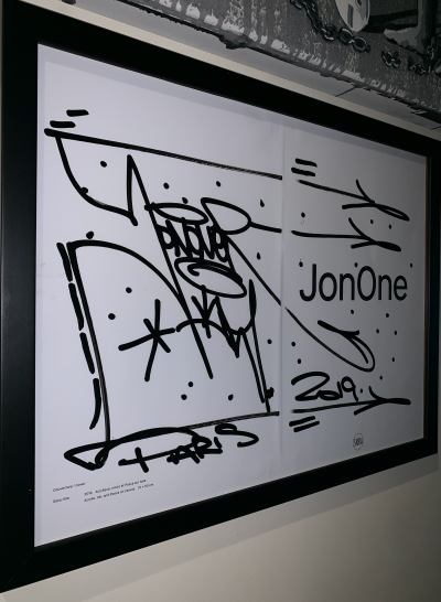 JonOne - Rock ! - Dessin signé - 2019 2