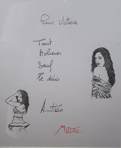 Miss-Tic - Tout Achever Sauf Le Désir - Dessin - 2019 2