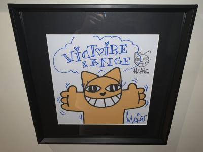 M.Chat (Thoma Vuille) -  Chat souriant  - Dessin 2