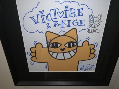 M.Chat (Thoma Vuille) -  Chat souriant  - Dessin 2