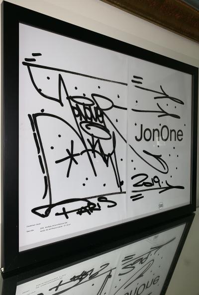 JonOne - Rock ! - Dessin signé - 2019 2