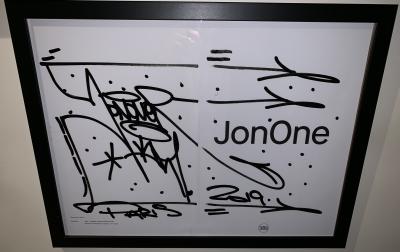 JonOne - Rock ! - Dessin signé - 2019 2