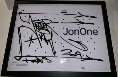JonOne - Rock ! - Dessin signé - 2019 2