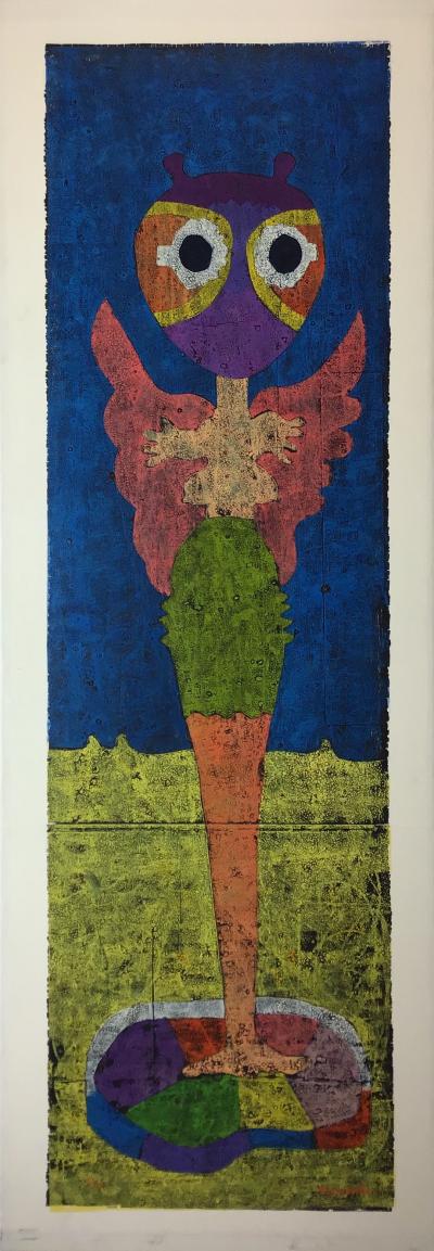 Walter BARRIENTOS - Mis del Cielo, 2011 - Technique mixte sur tissu 2