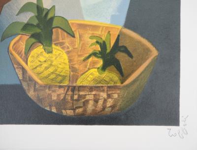 Louis TOFFOLI - Maternité à l’ananas, Lithographie originale signée 2