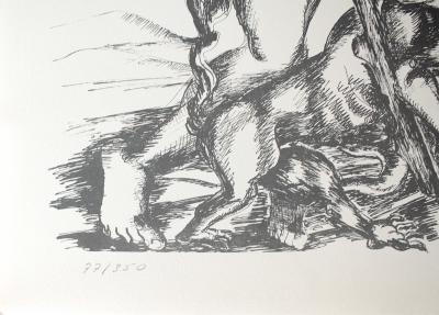 Ossip ZADKINE - Der Schäfer des Geryones, 1960, lithographie 2