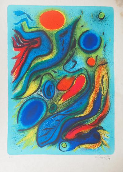 Gustave SINGIER : Envol - Lithographie originale Signée 2