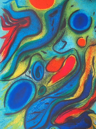 Gustave SINGIER : Envol - Lithographie originale Signée 2