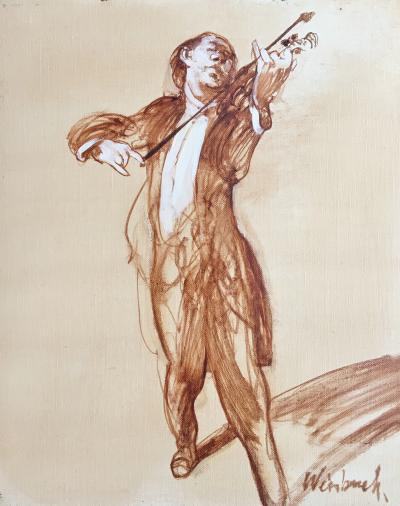 Claude WEISBUCH - L’envolée, 1990 - Huile sur toile signée 2