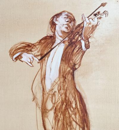 Claude WEISBUCH - L’envolée, 1990 - Huile sur toile signée 2