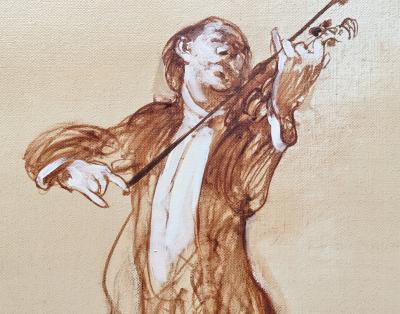 Claude WEISBUCH - L’envolée, 1990 - Huile sur toile signée 2
