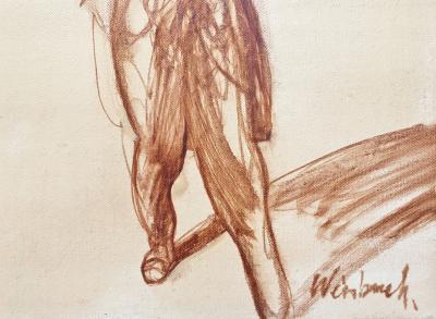 Claude WEISBUCH - L’envolée, 1990 - Huile sur toile signée 2