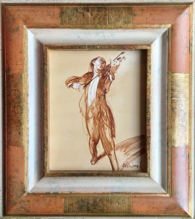 Claude WEISBUCH - L’envolée, 1990 - Huile sur toile signée 2