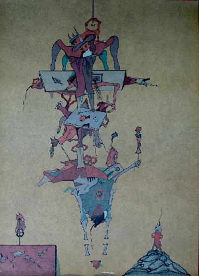 Jorge CAMACHO - Cenizas, 1974, suite de 10 lithographies 2