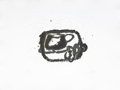Antoni TAPIES - Aparicions 7, 1982, gravure au carborundum 2