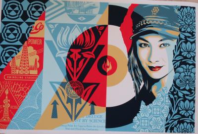 Shepard FAIREY (Obey) - Raise The Level,  2019 - Sérigraphie signée au crayon 2