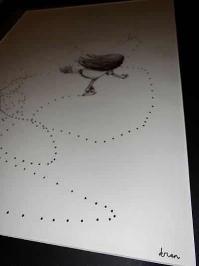 DRAN - Patinage Artistique - Lithographie signée au crayon 2