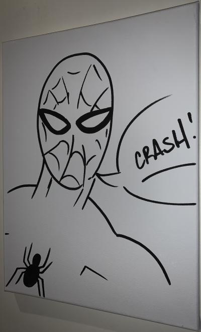 John Matos Crash - Spiderman - Acrylique sur toile  - 2020 2