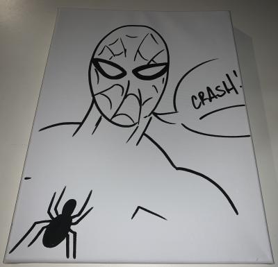 John Matos Crash - Spiderman - Acrylique sur toile  - 2020 2