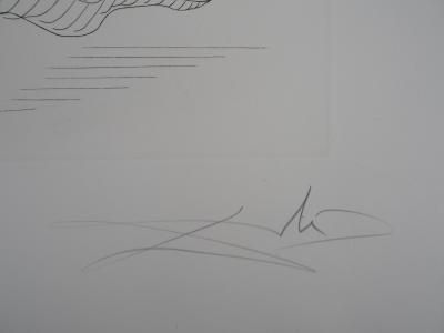 Salvador Dali : Flordali, Le Prunier Hâtif - Gravure originale signée 2