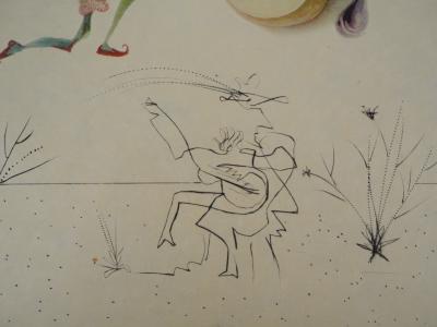 Salvador Dali : Flordali, Pécher Pénitent - Gravure originale signée 2