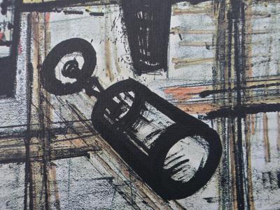 Bernard BUFFET : Nature morte au Whisky, 1968 -  Lithographie originale signée 2