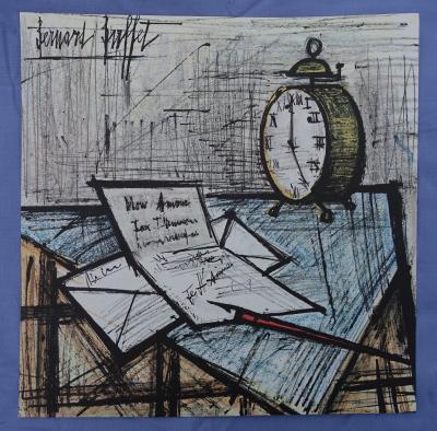 Bernard BUFFET : La lettre d’amour, 1968 - Lithographie originale signée 2
