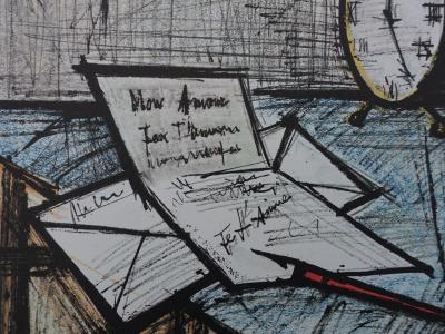 Bernard BUFFET : La lettre d’amour, 1968 - Lithographie originale signée 2