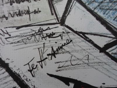 Bernard BUFFET : La lettre d’amour, 1968 - Lithographie originale signée 2