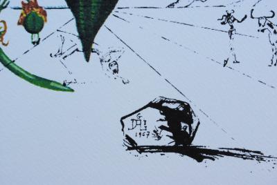 Salvador DALI (d’après) : Flordali - Passiflore, 1979 - Lithographie signée et datée, 2