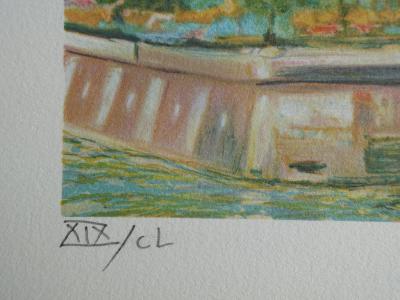 Jean FERNAND - Notre Dame de Paris - Lithographie originale signée au crayon 2