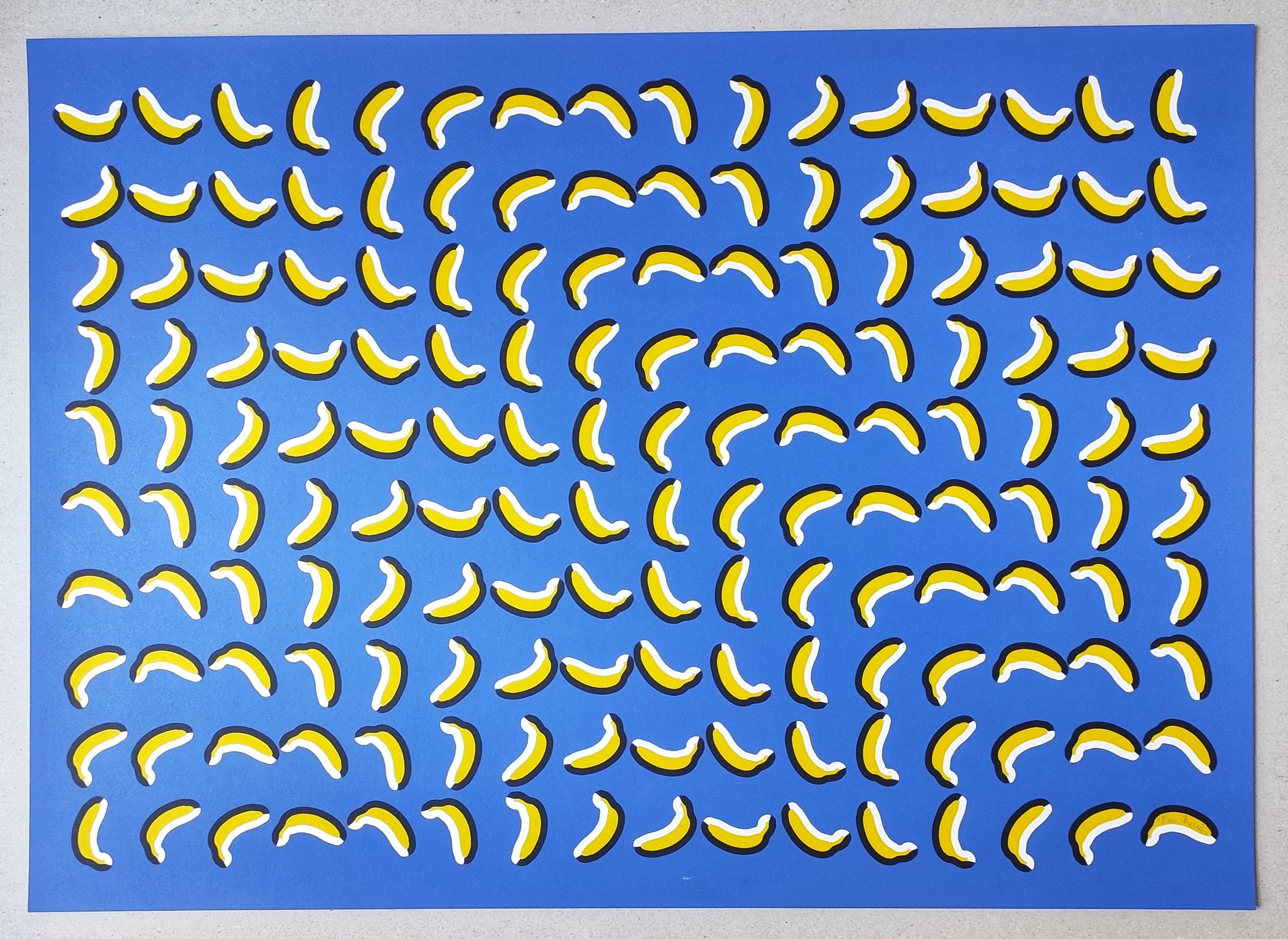 Mathieu Mercier- Sans titre, 50 x 70 cm, sérigraphie signée et ...