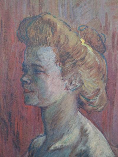 Henri de TOULOUSE-LAUTREC (d’après) - Jeune femme rousse, 1927 - Lithographie signée 2